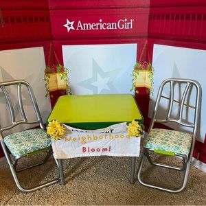 Melody’s Table and Chairs.